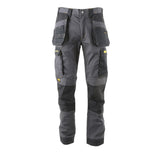 DEWALT Men's Fairhaven Pro-Stretch, Slim Fit, Holster Pocket Work Trousers, Grey, W32/L29